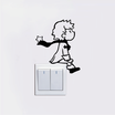 Little Prince Light Switch Wall Decal Vinyl Stickers DIY Bedroom Decoration