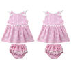 Newborn Kid Baby Girl Sleeveless Dress Skirts Shorts Lace Underpants Outfits Set