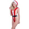 Christmas Underwear Women Sexy Lingerie Red Babydoll Dress Sleepwear Costume New