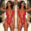US Womens Boho Deep V Neck Short Mini Dress Cocktail Party Summer Beach Sundress