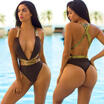 UK Seller Ladies One-Piece Swimsuit Beachwear Swimwear push up monokini bikini