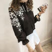 US Stock Women Long Sleeve Embroidery Blouse Shirt Korean Flower Top Fresh Shirt