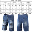 Classic Fashion Men Summer Straight Slim Short Jeans Pants Denim Shorts Trousers