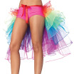 Sexy sexy rainbow skirt tutu skirt length about 57CM waist circumference about 44-120CM