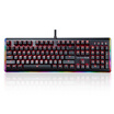 Titanium Taidu Symphony division smart gaming mechanical keyboard black Cherry tea axis RGB bright light with 104 keys