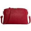 DEER LOVE handbags Messenger bag new braided embossed Messenger bag LE16201 red