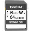 Toshiba TOSHIBA 64GB R95M S-W75M S SDXC Class10 UHS-I U3 Extremely fast memory card supports 4K HD