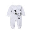 Elephant Newborn Baby Boy Girl Long Sleeve One Piece Romper Jumpsuit Clothes UK