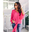 Fashion Womens Casual Tops Blouse Long Sleeve V Neck Loose T-Shirt Ladies UK