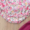 Princess Baby Toddler Girl Skirt Romper Outfit Floral Flower Kids Dress Set NEW