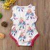 Newborn Toddler Baby Girls Floral Romper Tassel Jumpsuit Bodysuit Summer Clothes