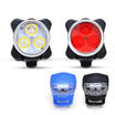 USB Rechargeable Bike Light Set Waterproof Front Rear Tail Super Bright LED