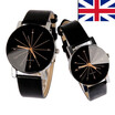New Fashion Geneva Women Leather Band Stainless Steel Quartz Analog Wrist Watch