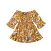 Flower Girls Princess Dress Kids Baby Party Pageant Long Sleeve Fall Dresses