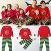 New Family Matching Christmas Pajamas Set Adult Women Kids Sleepwear Nightwear