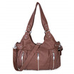 Lady washed leather handbag