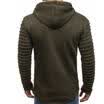 Mens Casual Plain Slim Hoodie Hooded Sweatshirt Coat Jacket Outwear Sweater USA