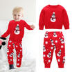 2PCS Newborn Baby Girl Boy Xmas Snowman Tops Long Pants Outfits Clothes Pajamas