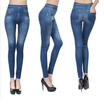 Fashion Hot Womens high-waisted denim skinny jeans leggings stretch pants S-XL