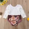 Toddler Infant Baby Girl Flower Lace Romper Bodysuit Jumpsuit Outfits Clothes