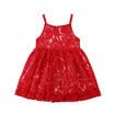 Flower Girl Princess Dress Kid Baby Party Wedding Lace Tulle Braces Lace Skirts