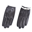 Loewisy NOOLDERS Lady Plus Velvet Thicker Warm Leather Glove Korean Warrior Carriage Sheepskin Gloves Black Thin Fleece L Code W-109