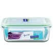 Three light cloud glasslock Korea imported tempered glass lunch box microwave oven bowl fresh box sealed lunch box MCRB071 715ml