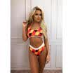 Women High Waist Push-up Padded Bandage Bikini Set Swimsuit Swimwear Bathing US