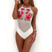 One Piece Ladies Womens Swimwear Swimsuit Monokini Push Up Padded Bikini Bathing