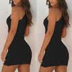 US Womens Sexy Summer Sleeveless Tank Slim Mini Short Knitted Bodycon SunDress