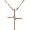 YISHIZHIAI Cross Simple Pendant New Necklace Women Fashion Accessories 4489