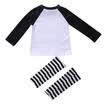 Newborn Baby Boys Girls T-shirt TopsLeggings 2pcs Set Cotton Outfit Clothes chu