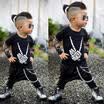 2PCS Fashion Newborn Infant Kids Baby Boy T-shirtLong Pants Outfits Clothes Set