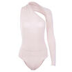 Womens One Shoulder Ripped Jumpsuit Ladies Evening Party Playsuit Leotard Top