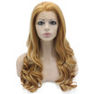 Iwona Synthetic Hair Lace Front Long Wavy Blonde Wig