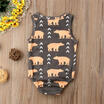 Canis Fashion Kid Baby Boys Girls Bear Romper Bodysuit Jumpsuit Outfits Clothes