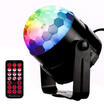 USB RGB LED Disco Ball DJ Party Light Effect Remote Sound Activated Strobe Gift