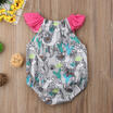 Infant Newborn Baby Girls Romper Bodysuit Playsuit Cactus Sunsuit Clothes Outfit