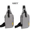 UK Men Canvas Vintage Messenger Shoulder Chest Bag Military Sling Travel Hiking