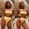 Women Push-up Padded Bra Bandage Bikini Set Swimsuit Triangle Swimwear Bathing