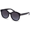 Wooden Ninety-nine WS11006C4 men&women with bright black frame black lens round frame retro sunglasses WS11006C4 57mm