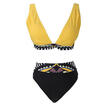 Swimwear Women High Waist Triangle Bikini Set Bandage Push-Up Swimsuit Bathing