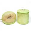 Set of 2 YiFan Bra Laundry Bag 3D Embroidered Sandwich Fabric Underwear Washing Bag Ms Private Products Cleaning Care Fine Net Two-piece Set fruit Green