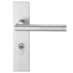 Yuhuaze modern simple room interior door lock space aluminum bedroom door lock bathroom door handle general section sand white