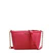 FION FAN ANNY LARGE COLORED COLORED LEATHER SHOULDER CARD CARD CARD CARRIER FCAWRFC006REDRED01 RED