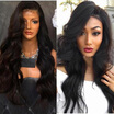 Full Lace Human Hair Wigs For Black Women Brazilian Virgin Hair Wavy Wave Full Lace Wigs with Baby Hair