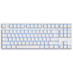 ikbc f-87 backlit mechanical keyboard white blue axis