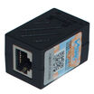 Sanbao SANBAO ZT-BK88 RJ45 network through head module network connector cable extension black