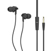 Rockets ROCK Y1 Ear Earphone Headphones Stereo Music Headphones with Wheat for Apple Huawei Millet Samsung Black