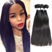Virgin Brazilian Straight Hair Weave Bundles 4pcs Lot 7a Brazilian Hair Weave Straight Hair Extension Bundles Deals